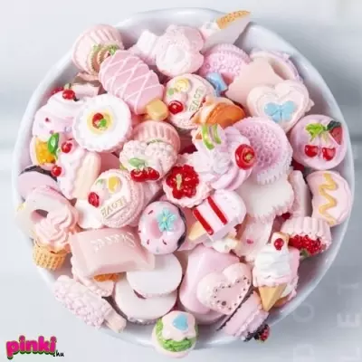 Gellakk Extrém Candy Körömdíszítő 100Db - Pink Sütik