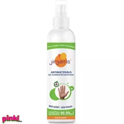 JimJams Antibakteriális kéz- és bőrfertőtlenítő spray 250ml