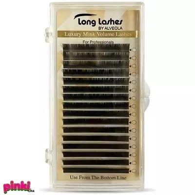 Long Lashes Luxury Mink Volume szempilla Mix CC/0,10 7-8-9-10-11-12-13mm