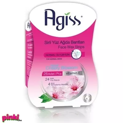 Stella Agiss Gyantacsíkok Arcra Természetes Cseresznyevirág Kivonattal (Rózsaszín) 24 Db/csomag