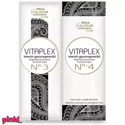 Stella Vitacolor Lux Vitaplex Step Intenzív Haj Gyorsregeneráló 3+4 Lépésben 2x10 ml