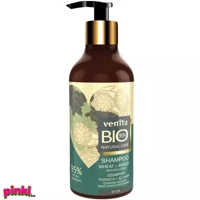 Venita bio hajsampon-95% natural shampoo 400 ml venita venita bio sampon 400ml búza árpa
