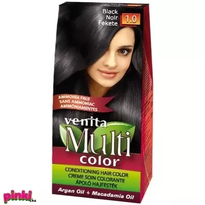 Venita hajfesték ammónia nélkül multi color 1.0 fekete