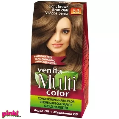 Venita hajfesték ammónia nélkül multi color 5.3 világosbarna