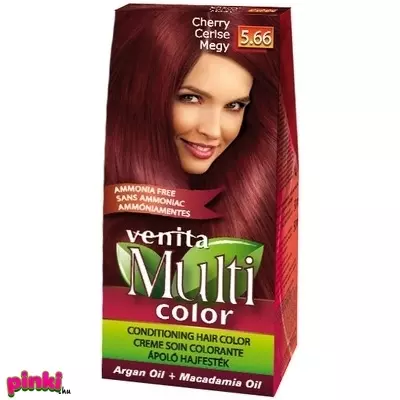 Venita hajfesték ammónia nélkül multi color 5.66 meggy