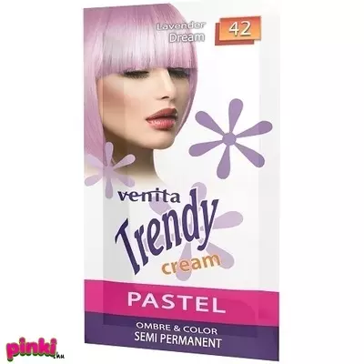 Venita hajszínező krém trendy-féltártós- 35ml 42 levendula álom