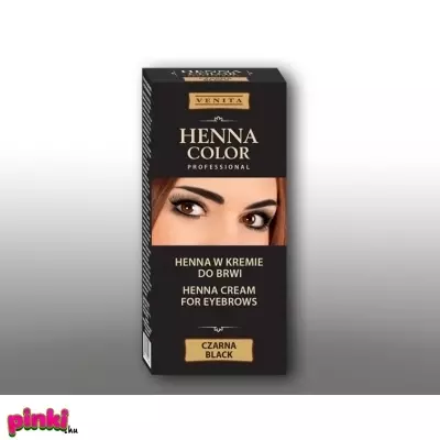 Venita henna - szemöldök krémfesték 15ml-venita fekete