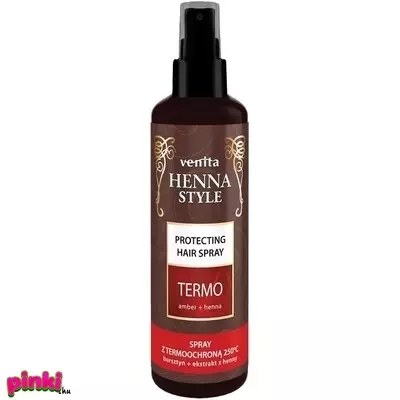 Venita Style THERMO - hajformázó spray 250 ° C -ig terjedő hővédelemmel borostyán + henna kivonat 200ml