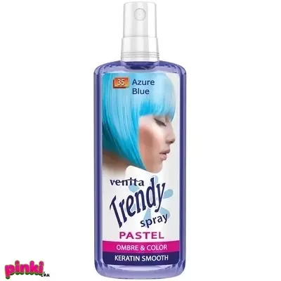 Venita Trendy Hajszínező spray 200ml- 35 Azure Blue