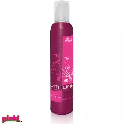 Vitaline professional hajformázó hajhab extra erős pink 300 ml