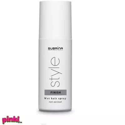 Subrina Professional Style Finish Wet Hair Spray Hajfixáló Nedves Hatású Permet 150 ml