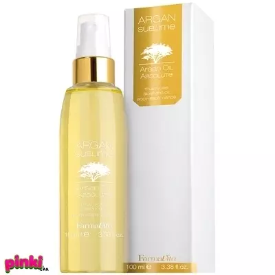 Farmavita argan sublime absolute Selymesítő száraz olaj arcra, testre 100 ml
