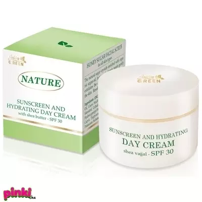 Golden Green Nature Fényvédő Hidratáló Nappali Krém Spf30 Shea Vajjal 50 Ml
