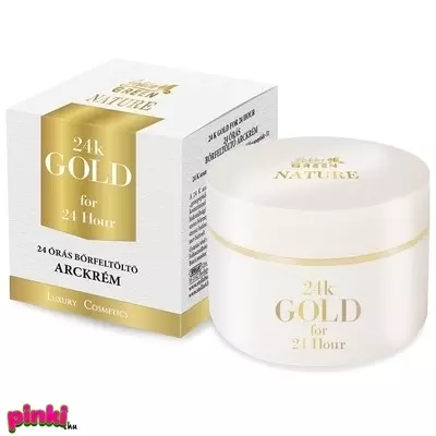 Golden Green nature 24k gold 24 órás bőrfeltöltő arckrém 50ml.