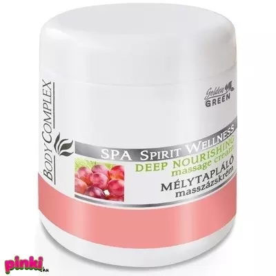 Golden Green Mélytápláló Masszázskrém Szőlőmagolajjal 250 Ml
