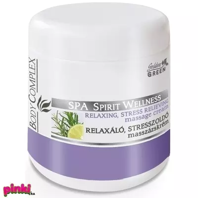 Golden Green Spa Spirit Wellness Relaxáló Masszázskrém 250 Ml