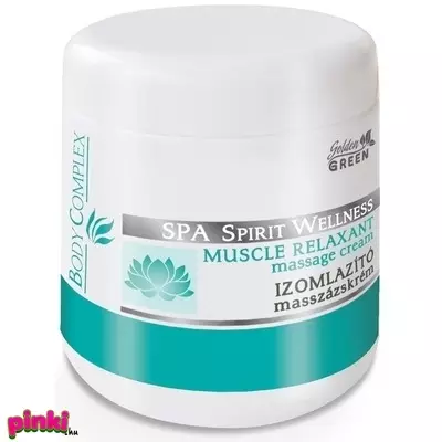 Golden Green Spa Spirit Wellness Izomlazító Masszázskrém 250 Ml