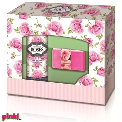 Roses royal kozmetikai ajándékcsomag dezozor - glicerines szappan