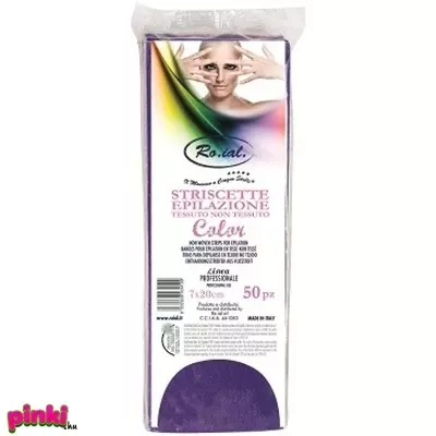 Ro.ial gyantalehúzócsík szeletelt 7x20cm lila 100 db