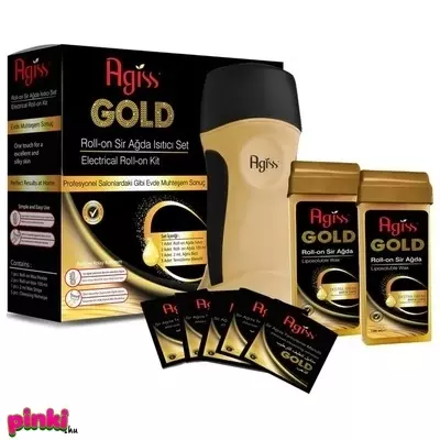 Agiss Gold Elektromos Gyantázószett 1 Gép + 2 Gyantapatron