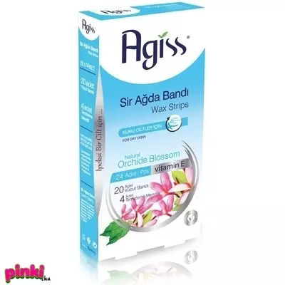 Stella Agiss Gyantacsíkok Testre Természetes Plumeria Virág Kivonattal (Kék) 24 Db/csomag