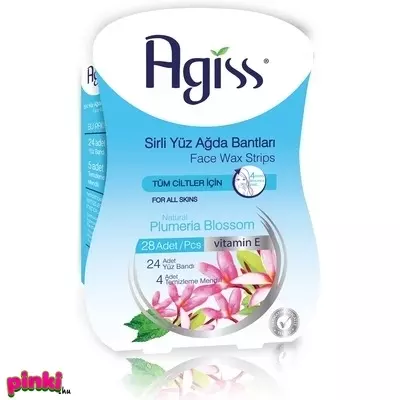 Stella Agiss Gyantacsíkok Arcra Természetes Plumeria Virág Kivonattal (Kék) 24 db/csomag