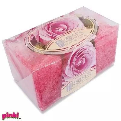 Natur of agiva roses szappanos fürdőszivacs rózsa 55g 92186