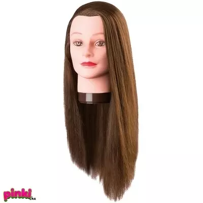 Stella modellezőfej 60cm szintetikus hajjal 1 db