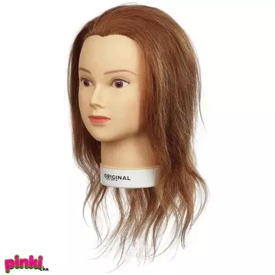 Stella Isaline Modellező Babafej 30-35 Cm Sötét Szőke Természetes Hajjal 0030211