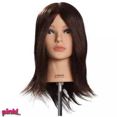Stella Alice Modellező Babafej, 30 Cm, Természetes Hajjal Sötét Szőke 1312W