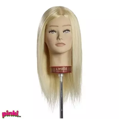 Stella Kathrin Modellező Babafej 35 Cm Természetes Hajjal Világos Szőke