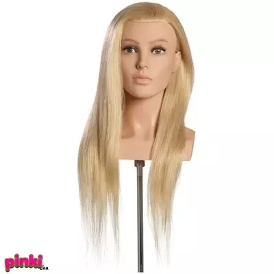 Stella Louisa Verseny Modellező Babafej Természetes Hajjal Világos Szőke 60 cm