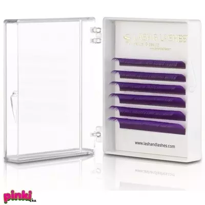 Lash And Lashes Színes Mix Szempillák 6 Soros Lila