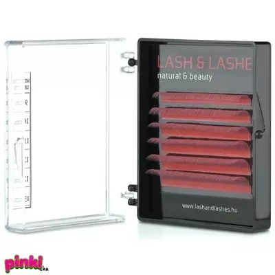 Lash And Lashes Színes Mix Szempillák 6 Soros Rózsaszín