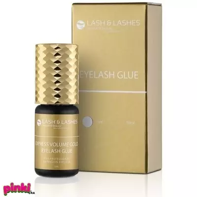 Lash And Lashes Express Volume Gold Label Szempillaragasztó 3 És 5ml-es Kiszerelésekben 5ml