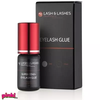Lash And Lashes Super Star + Szempillaragasztó 3, 5, 10ml-es Kiszerelésben 5ml