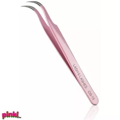 Lash And Lashes Hajlított Szempillacsipesz Rózsaszín Cs-15