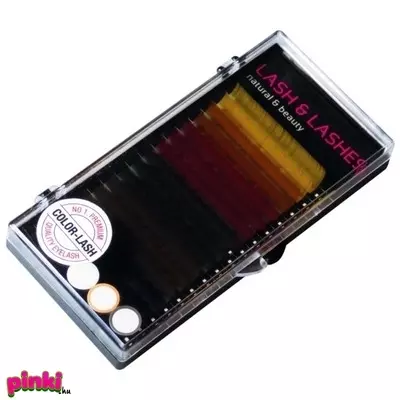 Lash And Lashes Barna Műszempilla Több Árnyalatban One Size C Ív 0,15 mm vastagság 9 mm 16 Soros