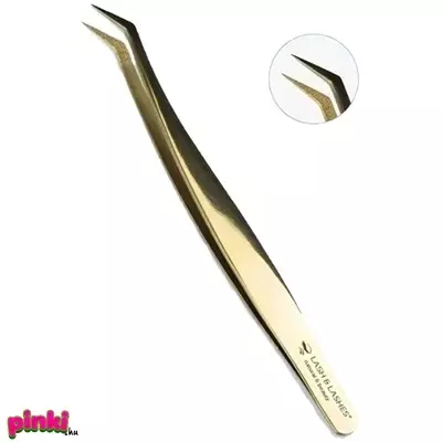 Lash And Lashes Diamond Tip Volume Csipesz Dtc-01 Gold