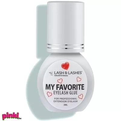 Lash And Lashes My Favorite Eyelash Glue Műszempilla Ragasztó 5 ml