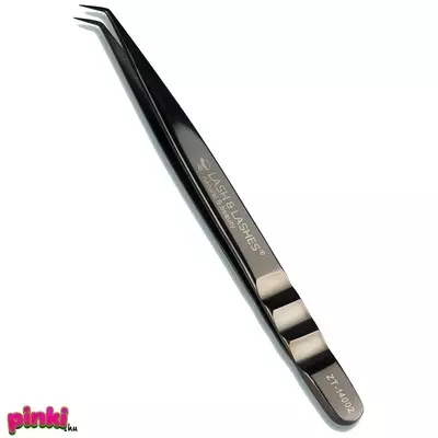 Lash And Lashes Volume Hajlított Szempillacsipesz Zt-14002 Hagyományos Heggyel 12 cm Fekete