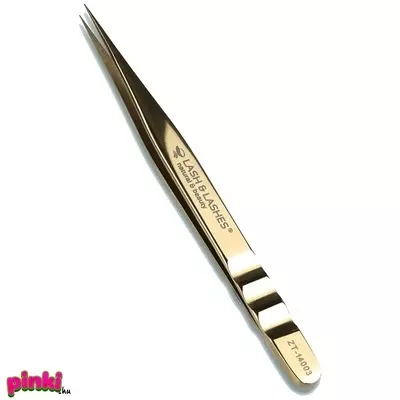 Lash And Lashes Egyenes Szempillacsipesz Zt-14003 Arany