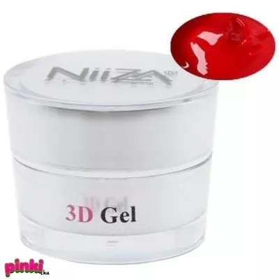 NiiZA 3D ColorGel Műköröm Zselé - Piros