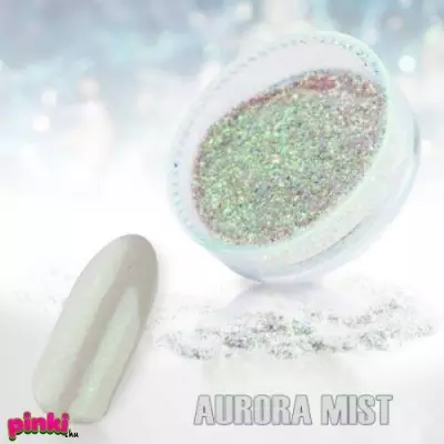 NiiZA Aurora Mirror Effect Körömdísz pigment por 6