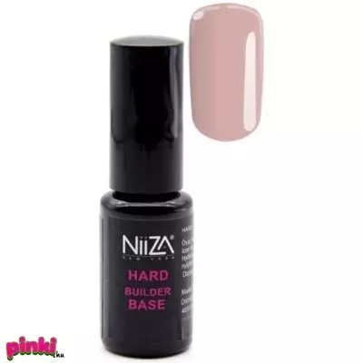 Niiza Hard Builder Base Gel Dark Pink 7ml alap lakk