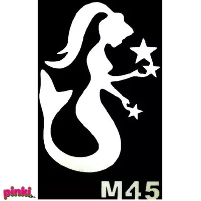 Géllakk Csillám tetováló sablon #M45