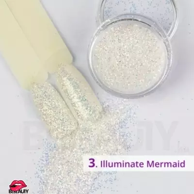 Géllakk Illuminate Mermaid színváltós sellőpor körömdísz 3