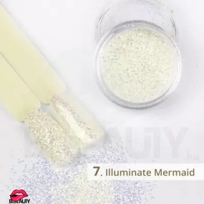 Géllakk Illuminate Mermaid színváltós sellőpor körömdísz 7