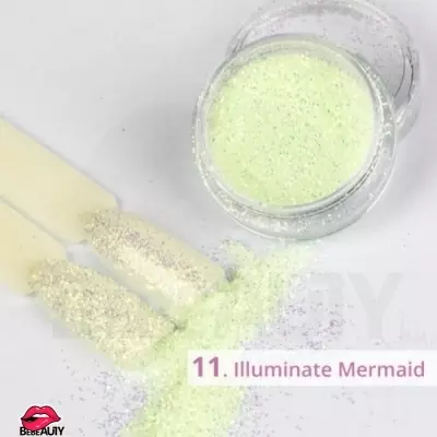 Géllakk Illuminate Mermaid színváltós sellőpor körömdísz 11