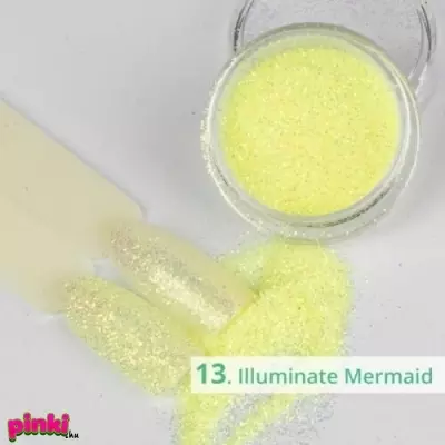Géllakk Illuminate Mermaid színváltós sellőpor körömdísz 13